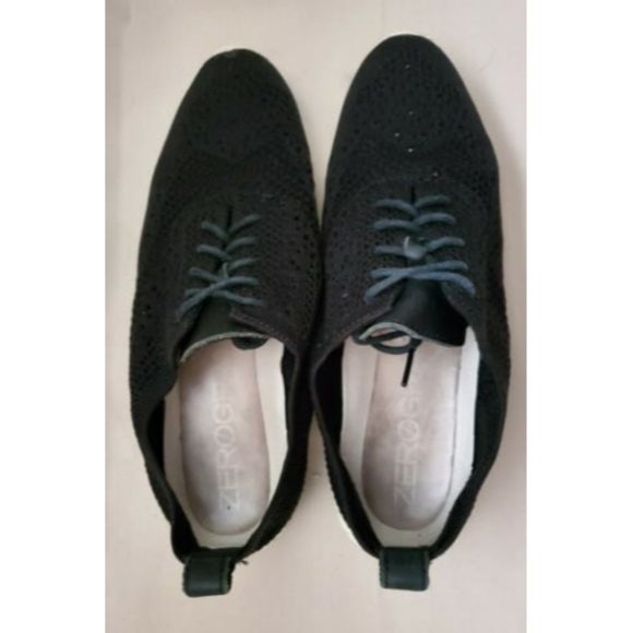Cole Haan W06723 Womens ZeroGrand Wingtip Stitchlite Shoes Sneakers Black Sz 8B - Picture 6 of 11